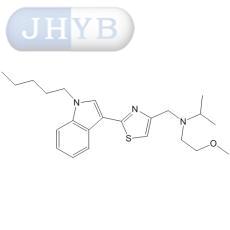 N-(2-methoxyethyl)-N-((2-(1-pentyl-1H-indol-3-yl)thiazol-4-yl)methyl)propan-2-amine