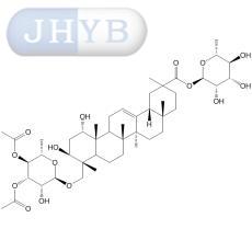 1,3-Hydroxyiomberbic acid-23-O--L-[3,4-diacetylrhamnopyranosyl]-29-O--rhamnopyranoside