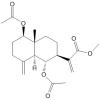 1,6-Diacetoxy-4(15),11(13)-eudesmadien-12-oic acid methyl ester