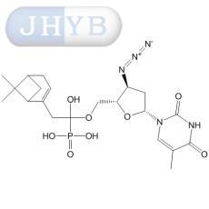 Azidothymidine phosphonate