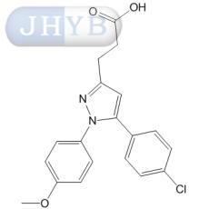 1H-Pyrazole-3-propanoicacid, 5-(4-chlorophenyl)-1-(4-methoxyphenyl)- 